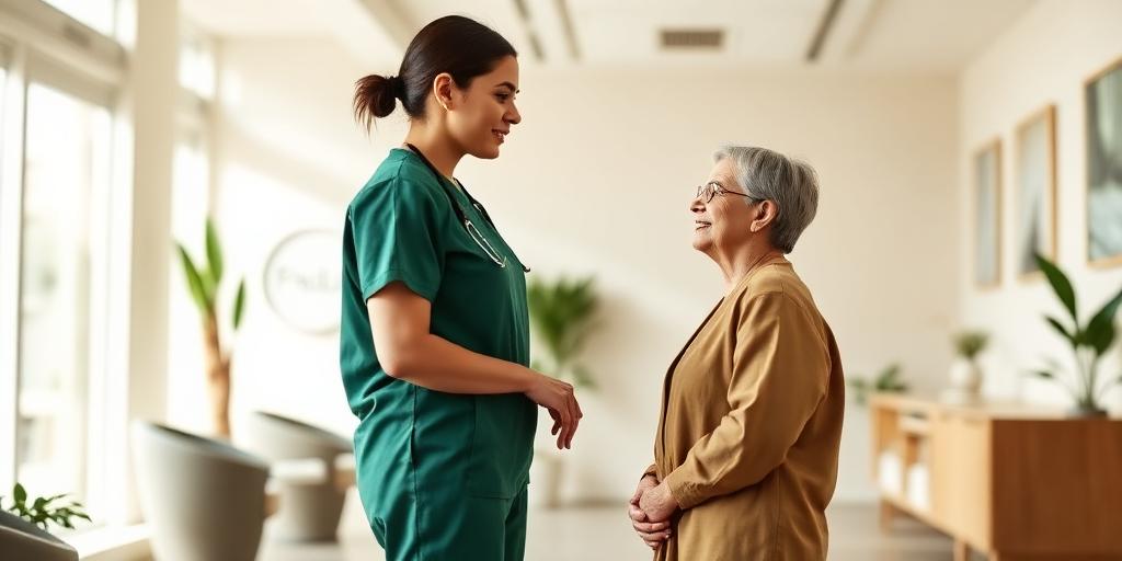Clinician welcoming a client at a Vervé Wellness clinic